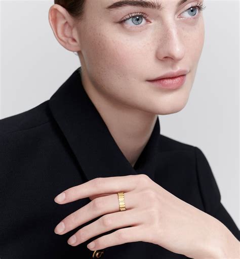 dior enamel flower ring|Dior gold rings for women.